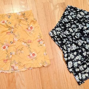 Floral skirts